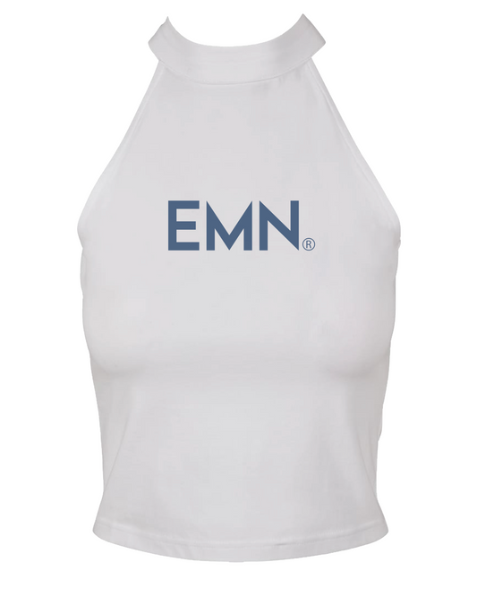 "EMN" White Ladies Turtleneck