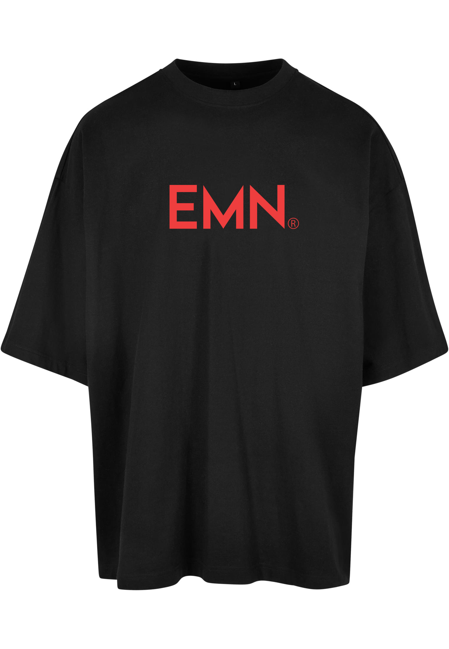 "EMN" Big Tee Black